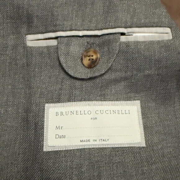 Brunello Cuccinelli Men’s Blazer - 100% Linen - Picture 5 of 5